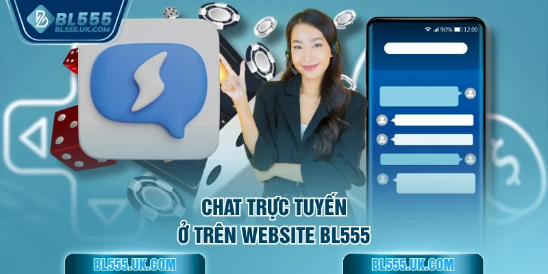 Chat trực tuyến ở trên website BL555